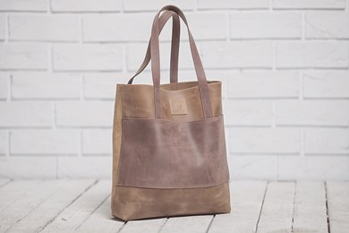 TOTE BAG // OLIVE BROWN x BROWN